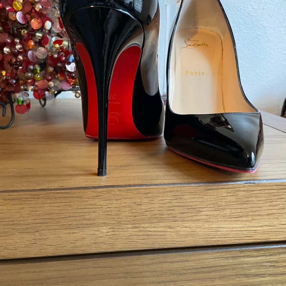 Christian Louboutin Pigalle Follies.  Great condition.  Small mark on one side.